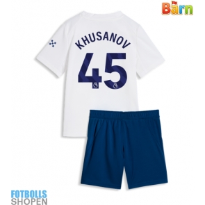Billiga Manchester City Abdukodir Khusanov #45 Tredjeställ Barn 2026-27 Kortärmad (+ Korta byxor)